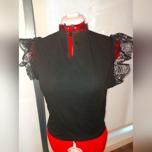 (3/$10) black dress shirt